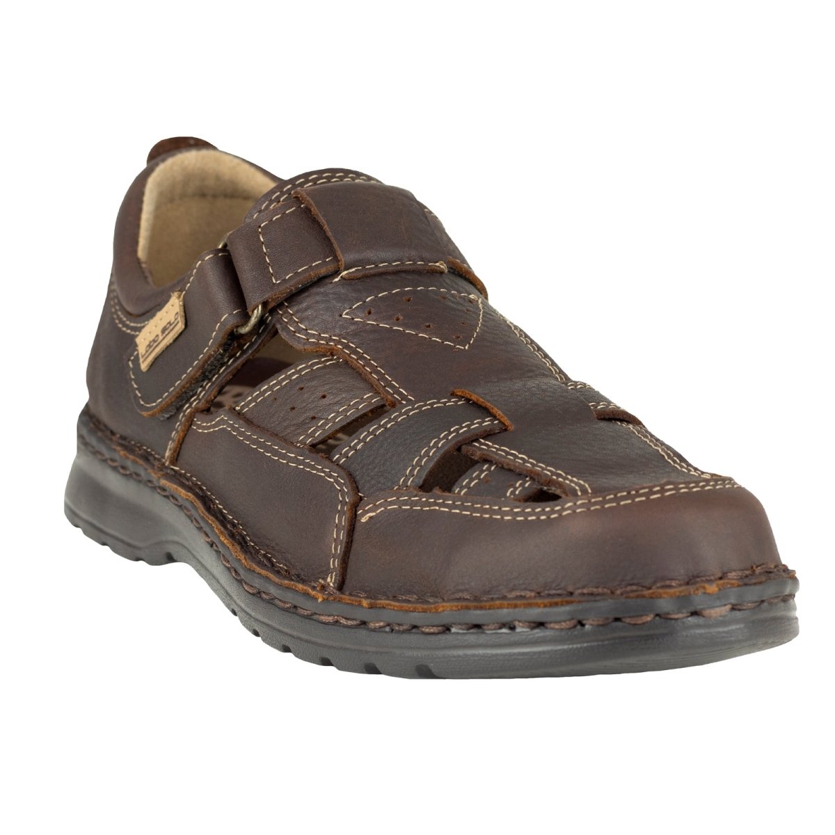 Sandalia Confort Para Caballero Lobo Solo 9661 Brown LS9661 - 250 - PBW - Roma Zapaterías