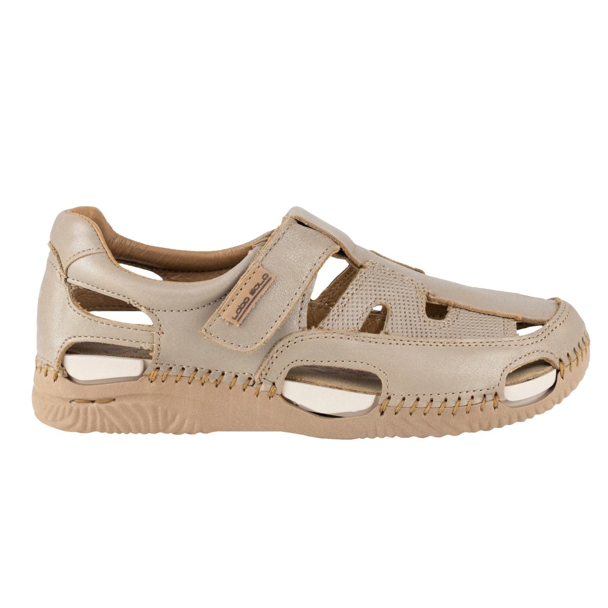 Sandalia Confort Para Dama Lobo Solo 1772 Sand LS1772 - 220 - GSD - Roma Zapaterías