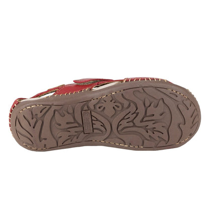 Sandalia Confort Para Dama Lobo Solo 1947 Rojo LS1947 - 220 - HRJ - Roma Zapaterías