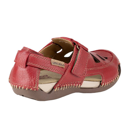 Sandalia Confort Para Dama Lobo Solo 1947 Rojo LS1947 - 220 - HRJ - Roma Zapaterías