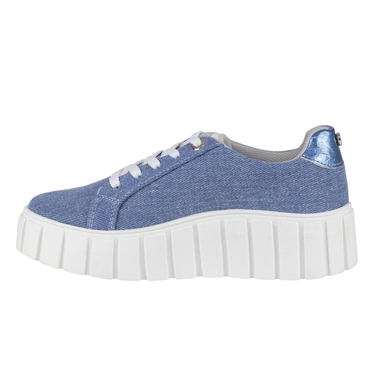 Tenis Con Plataforma Dama Capa De Ozono 625403 Azul Cielo CO625403 - 230 - AZC - Roma Zapaterías