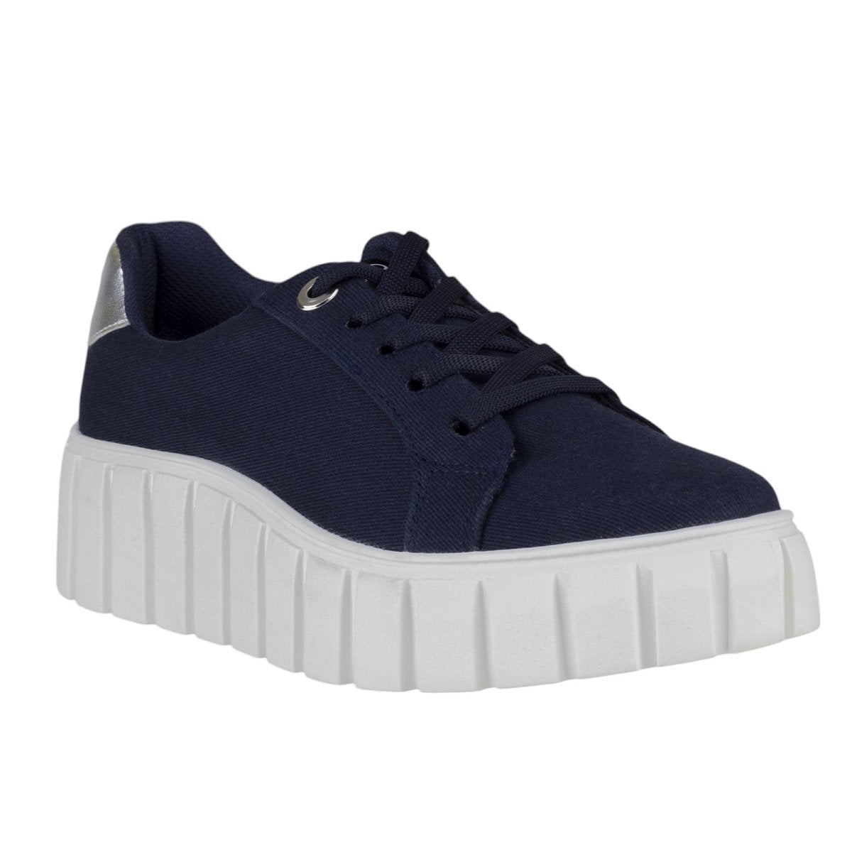 Tenis De Plataforma Dama Urbano Capa De Ozono 625403 Denim