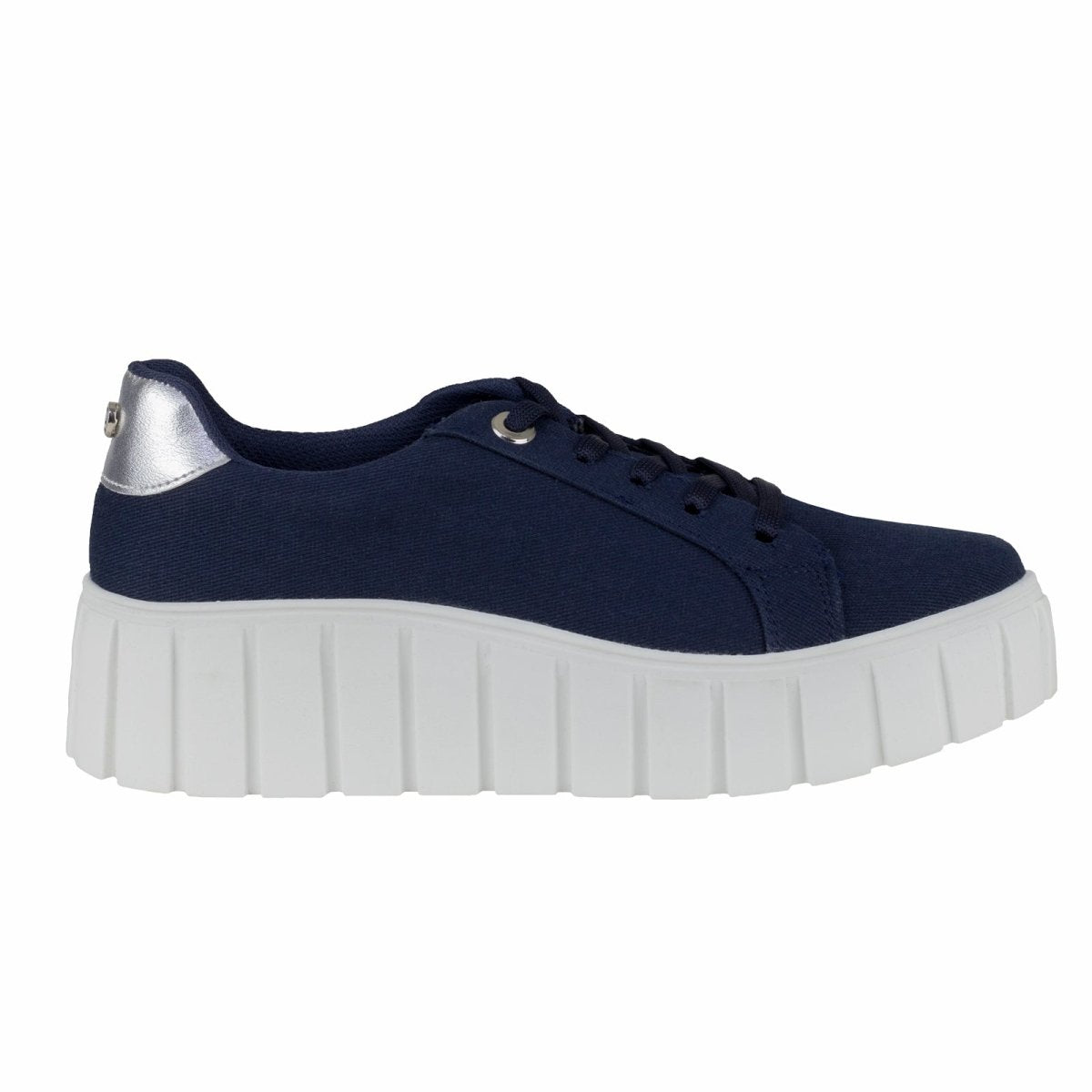Tenis De Plataforma Dama Urbano Capa De Ozono 625403 Denim