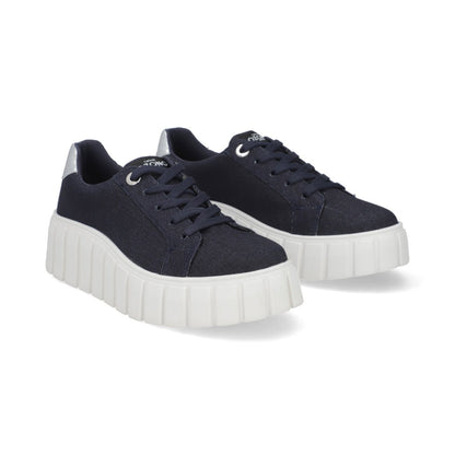 Tenis De Plataforma Dama Urbano Capa De Ozono 625403 Denim CO625403 - 230 - DEN - Roma Zapaterías