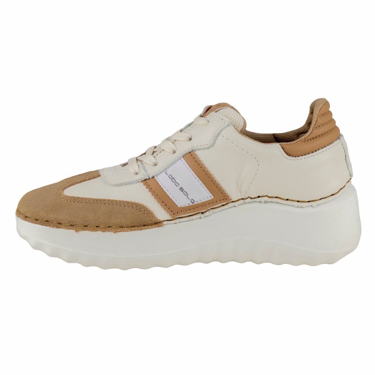 Tenis De Plataforma Para Dama 4808 Marfil LS4808 - 220 - NKM - Roma Zapaterías