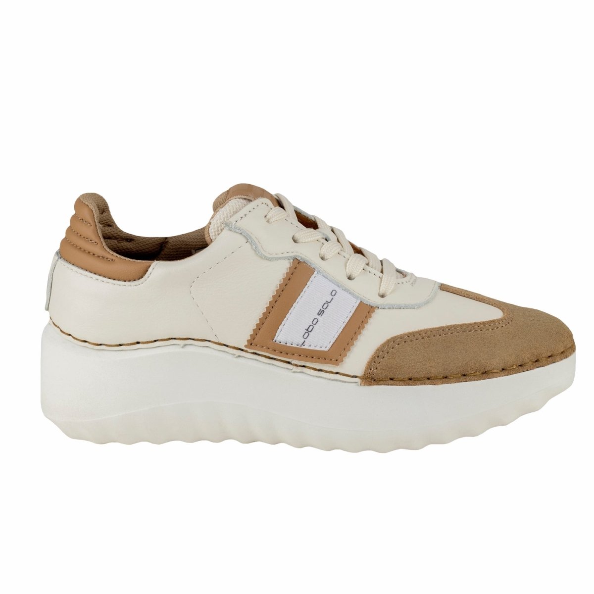 Tenis De Plataforma Para Dama 4808 Marfil LS4808 - 220 - NKM - Roma Zapaterías