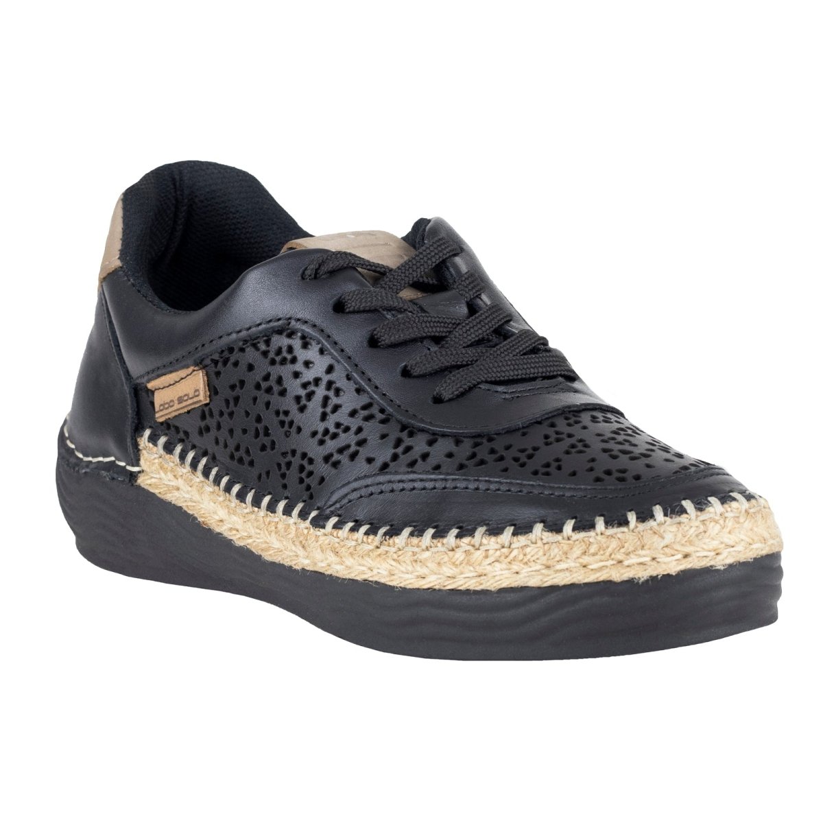 Tenis Judy Para Dama Lobo Solo 5077 Negro LS5077 - 220 - MDG - Roma Zapaterías