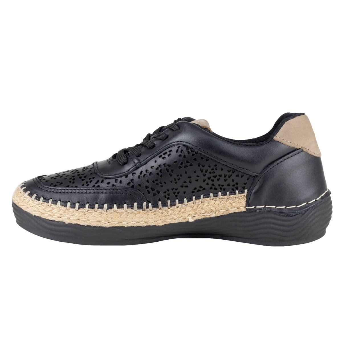Tenis Judy Para Dama Lobo Solo 5077 Negro LS5077 - 220 - MDG - Roma Zapaterías