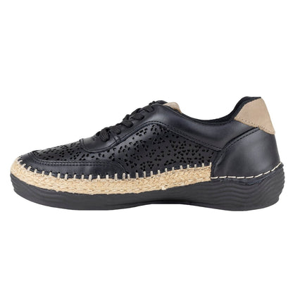 Tenis Judy Para Dama Lobo Solo 5077 Negro LS5077 - 220 - MDG - Roma Zapaterías