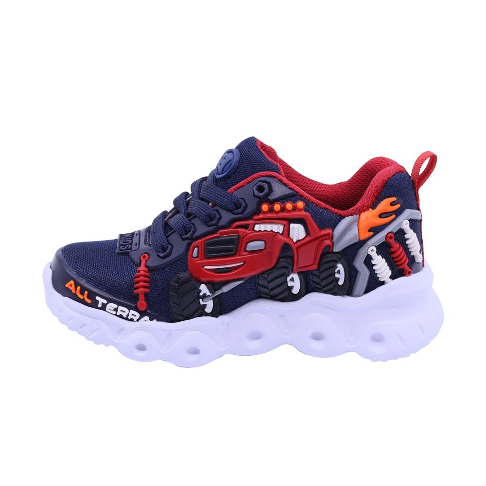 TENIS NIÑO CON LUCES 03 AZUL MARINO 7500424027568 - Roma Zapaterías