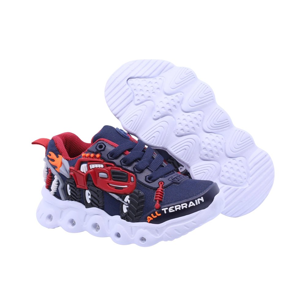 TENIS NIÑO CON LUCES 03 AZUL MARINO 7500424027568 - Roma Zapaterías