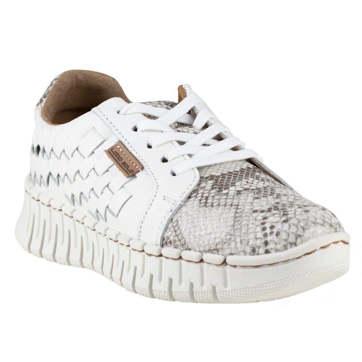 Tenis Para Dama Lobo Solo 4947 Blanco LS4947 - 220 - VBC - Roma Zapaterías