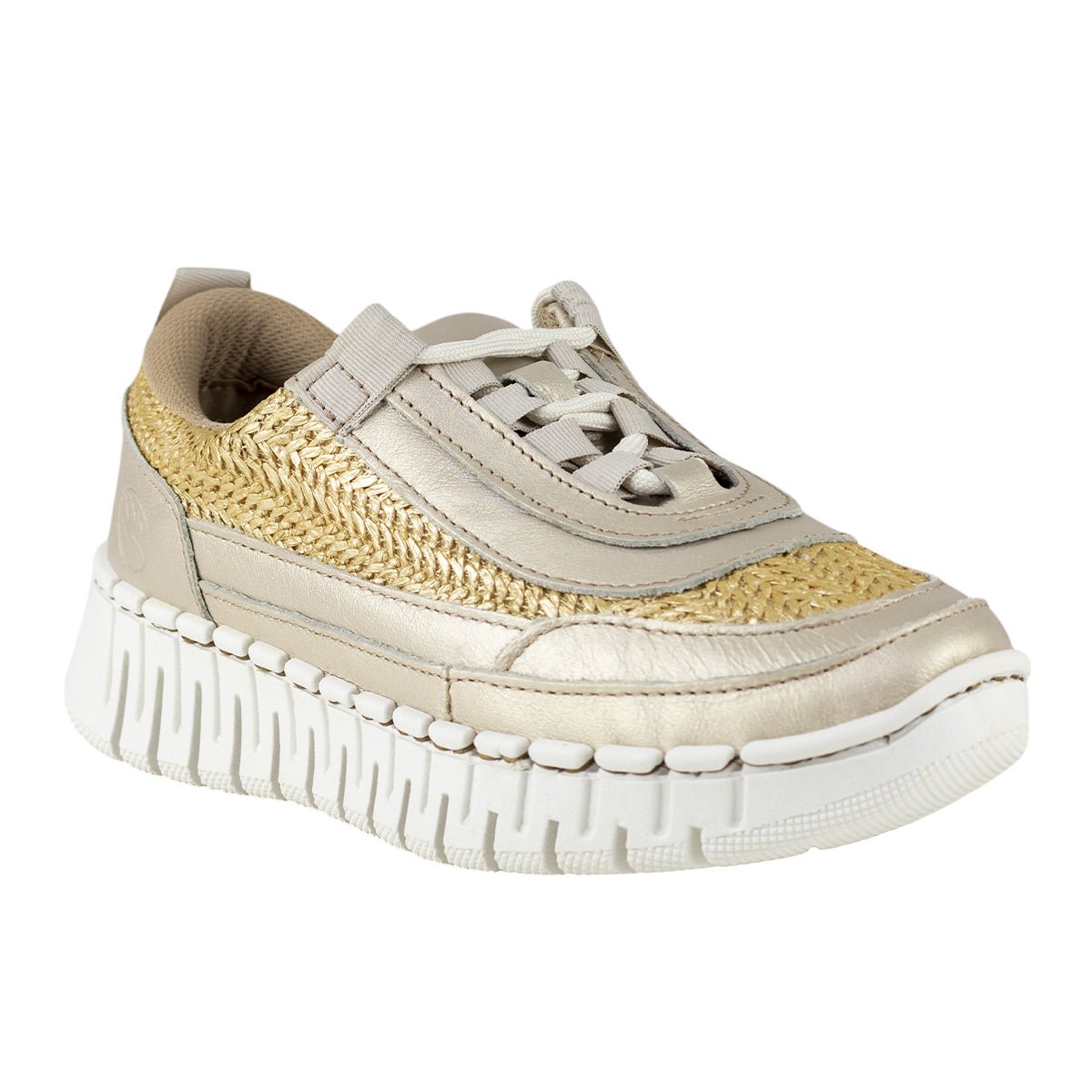 Tenis Para Dama Lobo Solo 4948 Platino LS4948 - 220 - AGP - Roma Zapaterías
