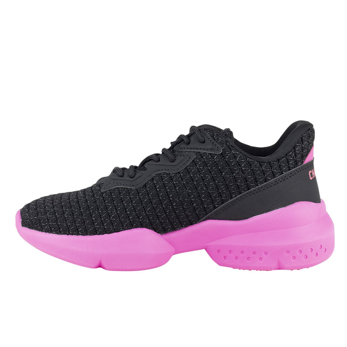 Tenis Running Para Dama Charly 1049938 Negro Fiusha 1049938 - 230 - 002 - Roma Zapaterías