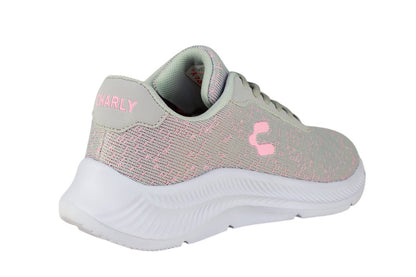 Tenis Running Para Mujer Charly 1059081 Gris Rosa 1059081 - 220 - 002 - Roma Zapaterías