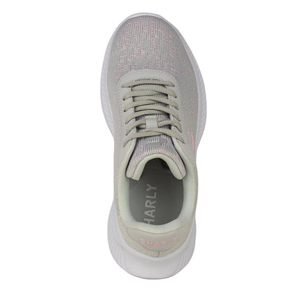 Tenis Running Para Mujer Charly 1059081 Gris Rosa 1059081 - 220 - 002 - Roma Zapaterías