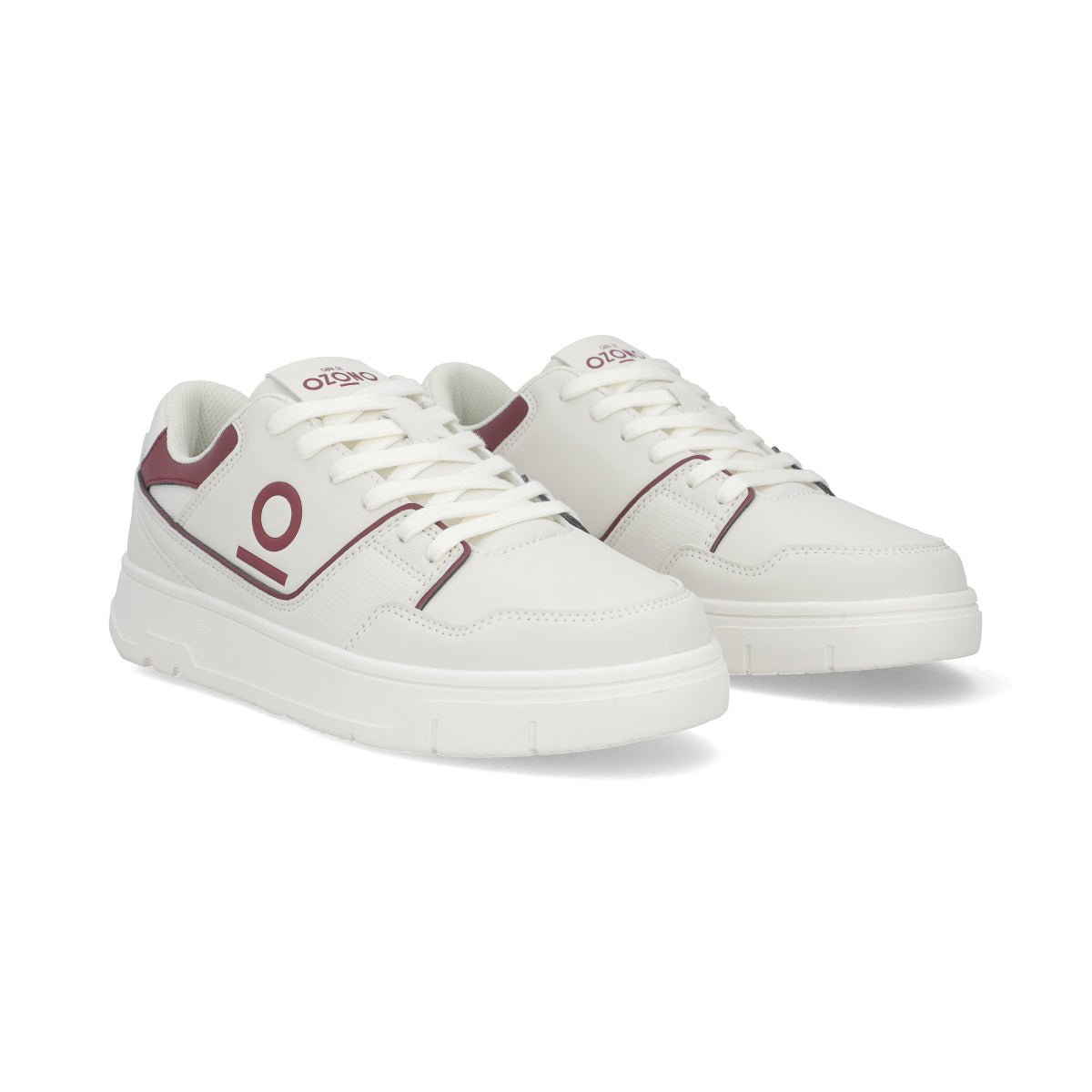 Tenis Sneakers Urbano Cabllero Capa De Ozono 615201 Latte Vino CO615201 - 250 - LTV - Roma Zapaterías