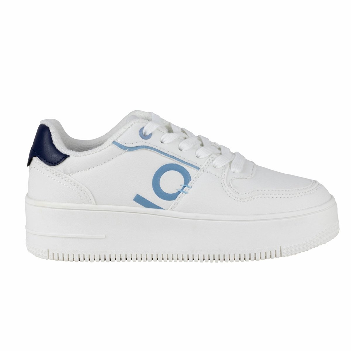 Tenis Urbano Dama Capa de Ozono 610903 Blanco Azul CO610903 - 220 - BCA - Roma Zapaterías