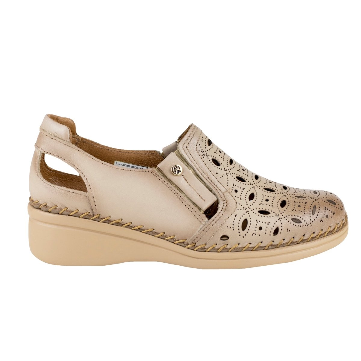 Zapato Casual Para Dama Lobo Solo 4724 Arena LS4724 - 220 - AAR - Roma Zapaterías