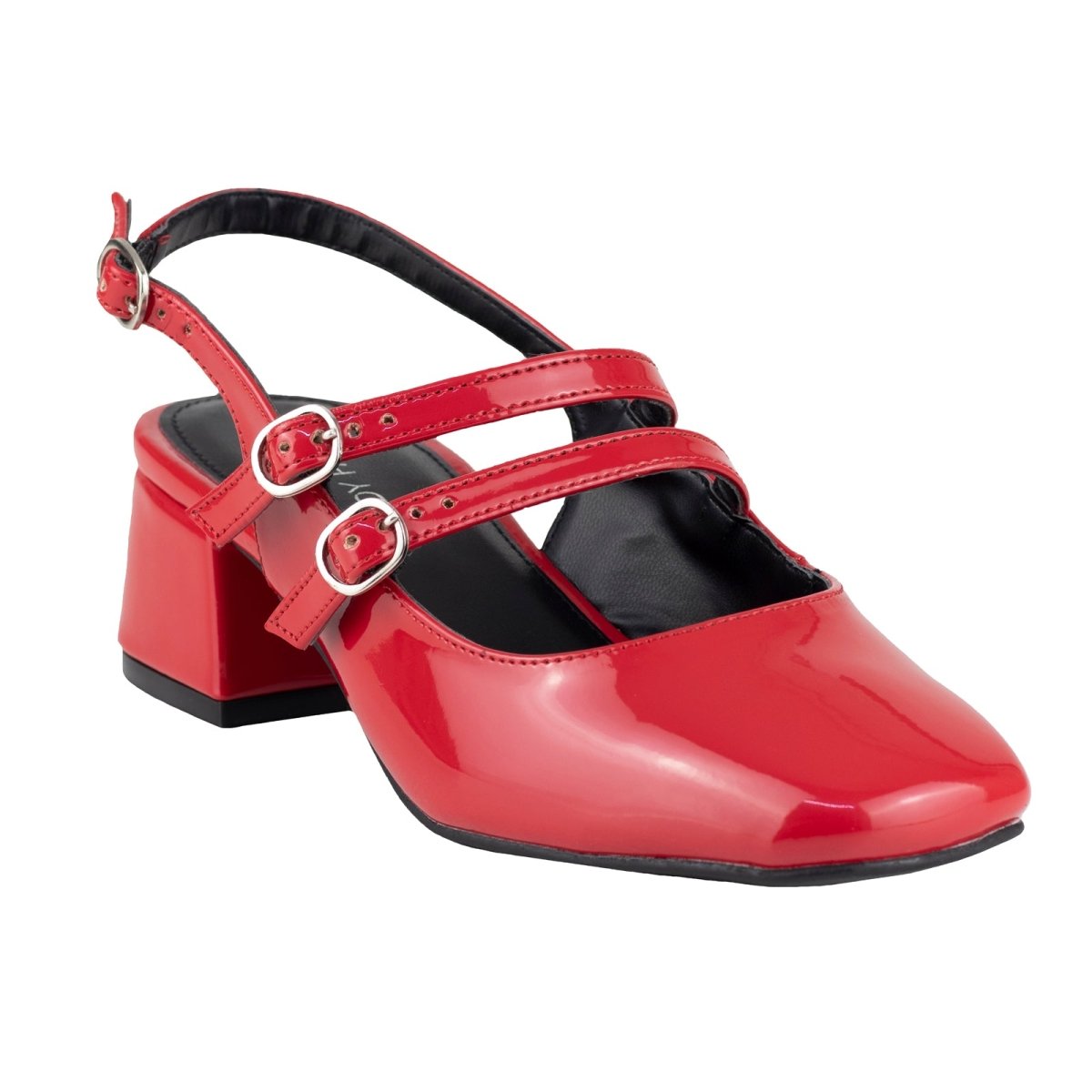 Zapato Con Tacón Dama Lady Paulina Mila 37701 Rojo Charol LP37701 - 220 - CPR - Roma Zapaterías