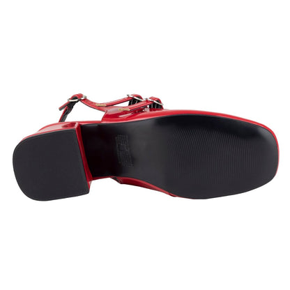 Zapato Con Tacón Dama Lady Paulina Mila 37701 Rojo Charol LP37701 - 220 - CPR - Roma Zapaterías