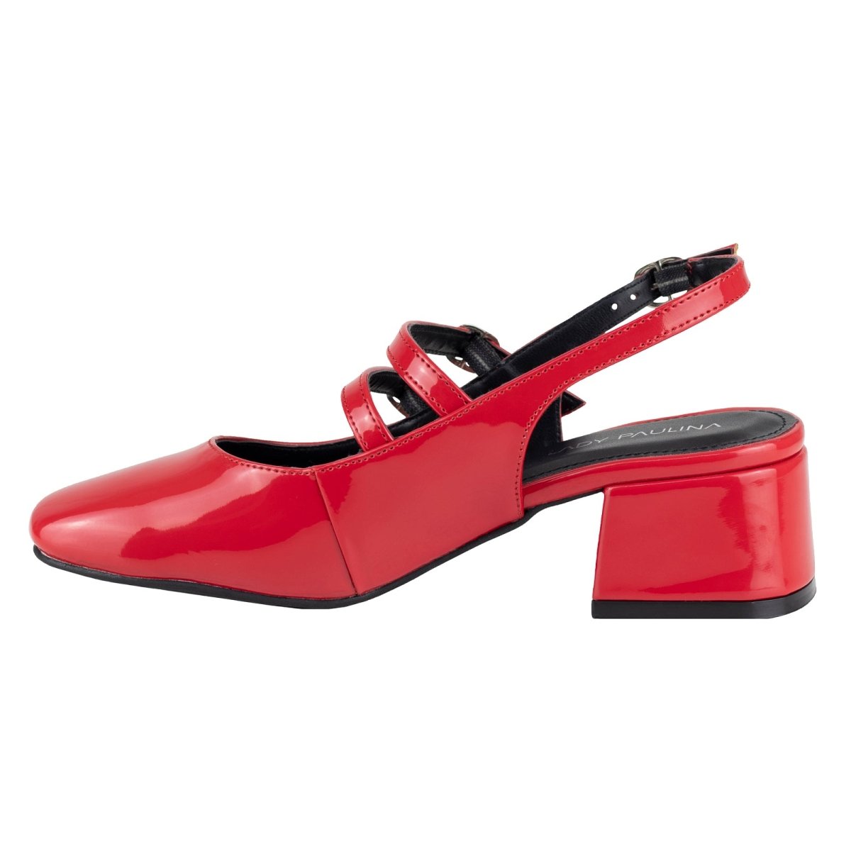 Zapato Con Tacón Dama Lady Paulina Mila 37701 Rojo Charol LP37701 - 220 - CPR - Roma Zapaterías