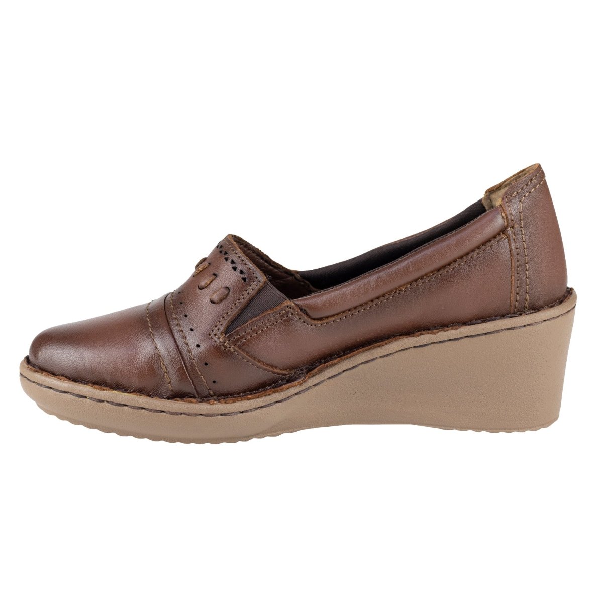 Zapato Con Tacon Para Dama Lobo Solo 5590 Caoba LS5590 - 220 - ACB - Roma Zapaterías