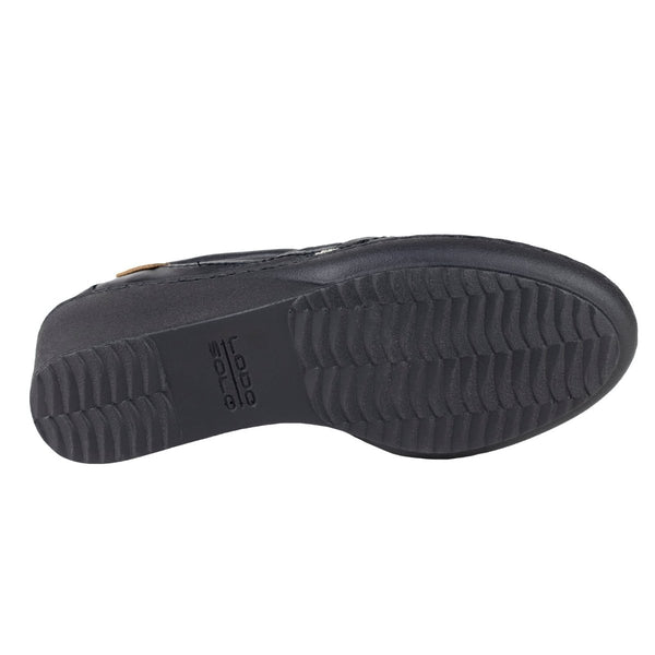Zapato Con Tacón Para Dama Lobo Solo 5590 Negro LS5590 - 220 - ANG - Roma Zapaterías