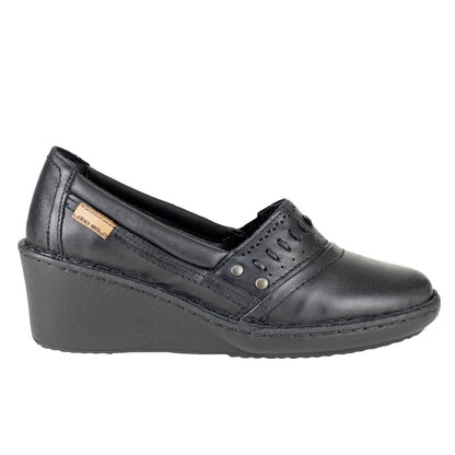 Zapato Con Tacón Para Dama Lobo Solo 5590 Negro LS5590 - 220 - ANG - Roma Zapaterías