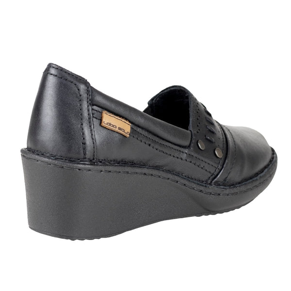 Zapato Con Tacón Para Dama Lobo Solo 5590 Negro LS5590 - 220 - ANG - Roma Zapaterías