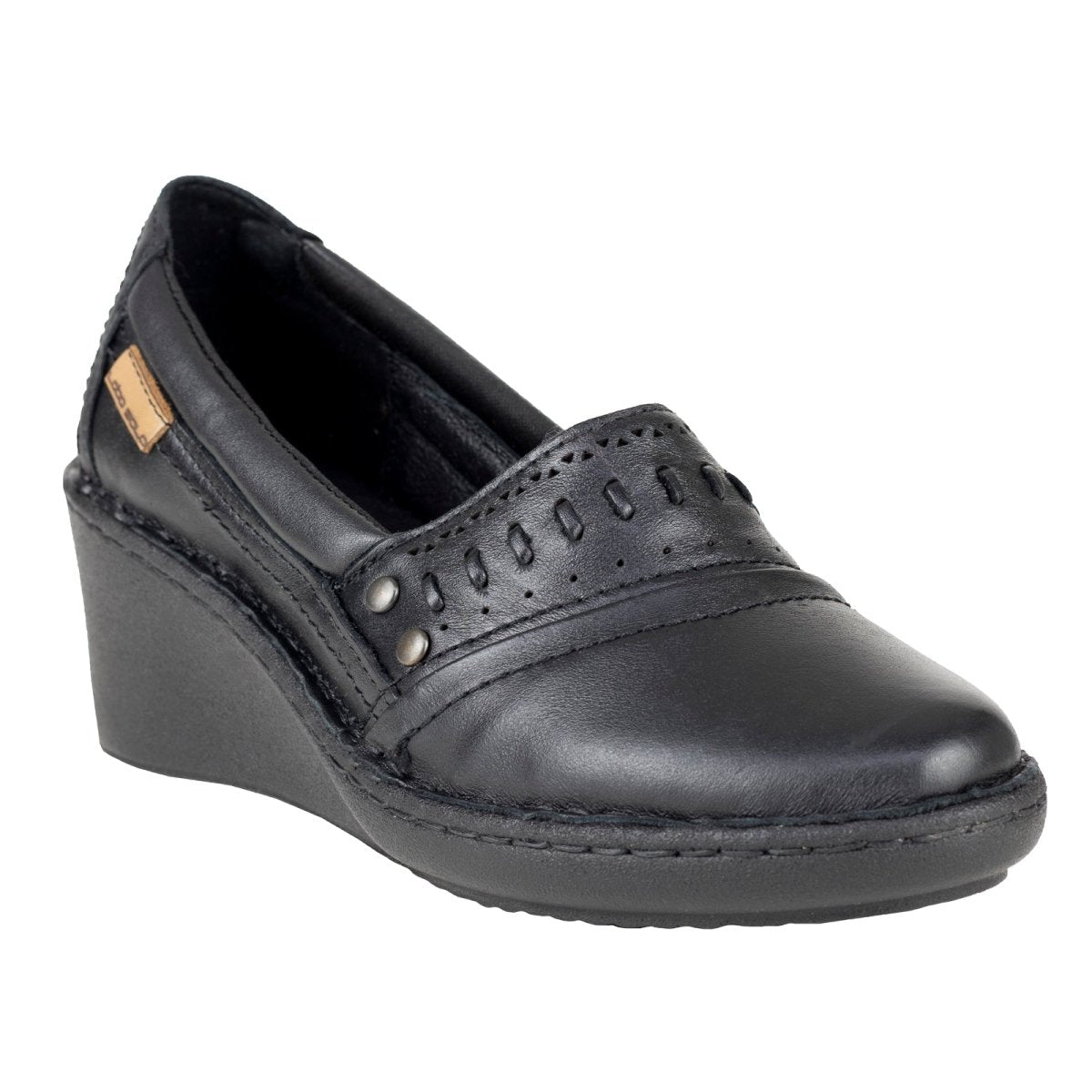 Zapato Con Tacón Para Dama Lobo Solo 5590 Negro LS5590 - 220 - ANG - Roma Zapaterías