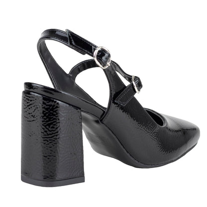 Zapato De Tacon Para Dama Lady Paulina 37402 Negro LP37402 - 220 - CHN - Roma Zapaterías