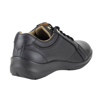 Zapato Derby Para Dama Verde tabaco 7296 Negro VT7296 - 220 - NGR - Roma Zapaterías