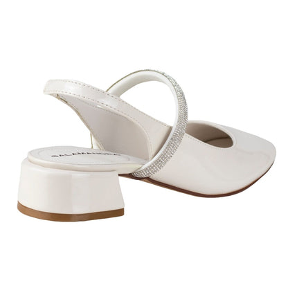 Zapato Destalonado Para Dama Salamandra 284 - 3975C Charol Hielo 2843975C - 225 - CHH - Roma Zapaterías