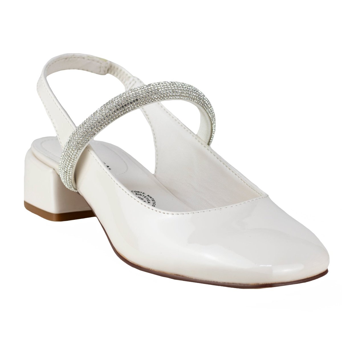 Zapato Destalonado Para Dama Salamandra 284 - 3975C Charol Hielo 2843975C - 225 - CHH - Roma Zapaterías