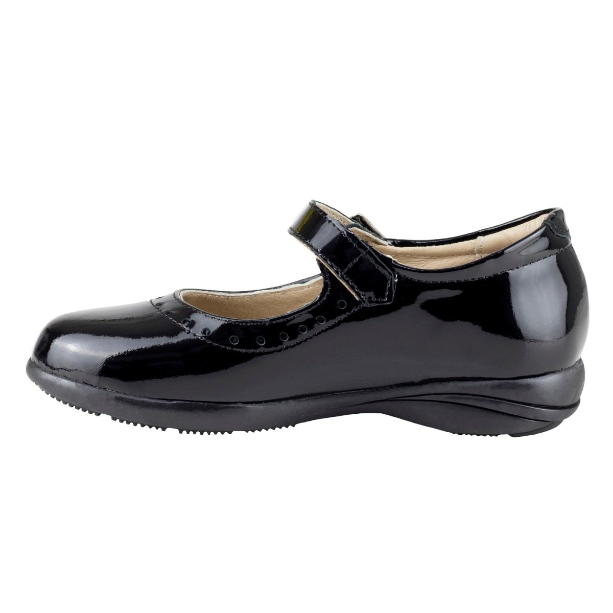 Zapato Escolar Niña Dogi E - 2519 Charol Negro 22 - 25.5 E2519 - 220 - CHN - Roma Zapaterías