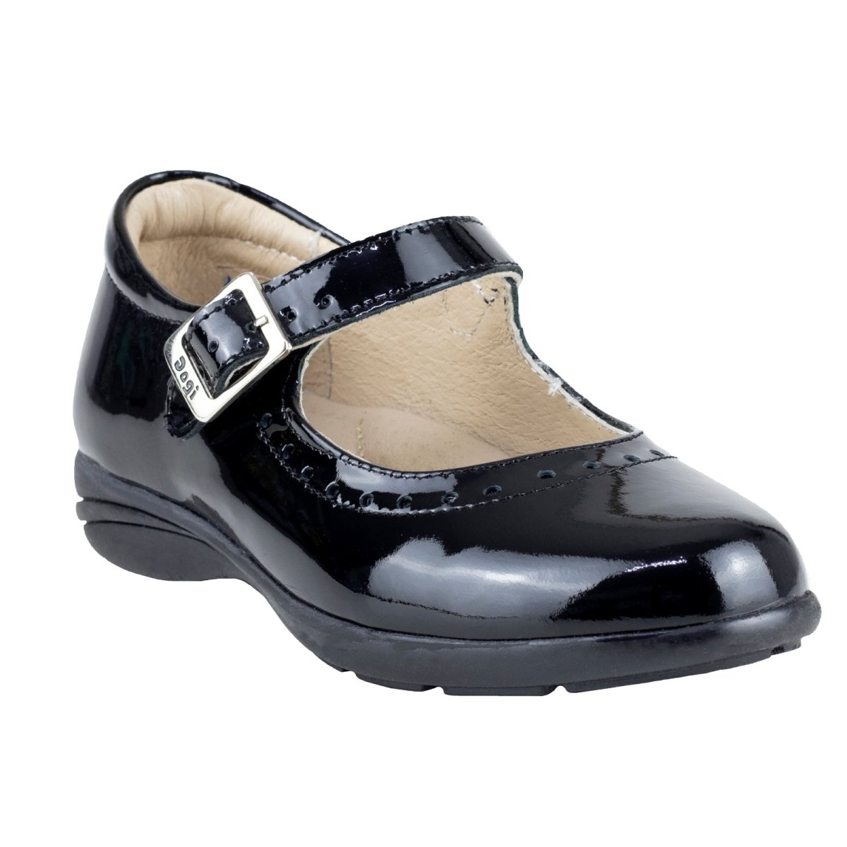 Zapato Escolar Niña Dogi E - 2519 Charol Negro 22 - 25.5 E2519 - 220 - CHN - Roma Zapaterías