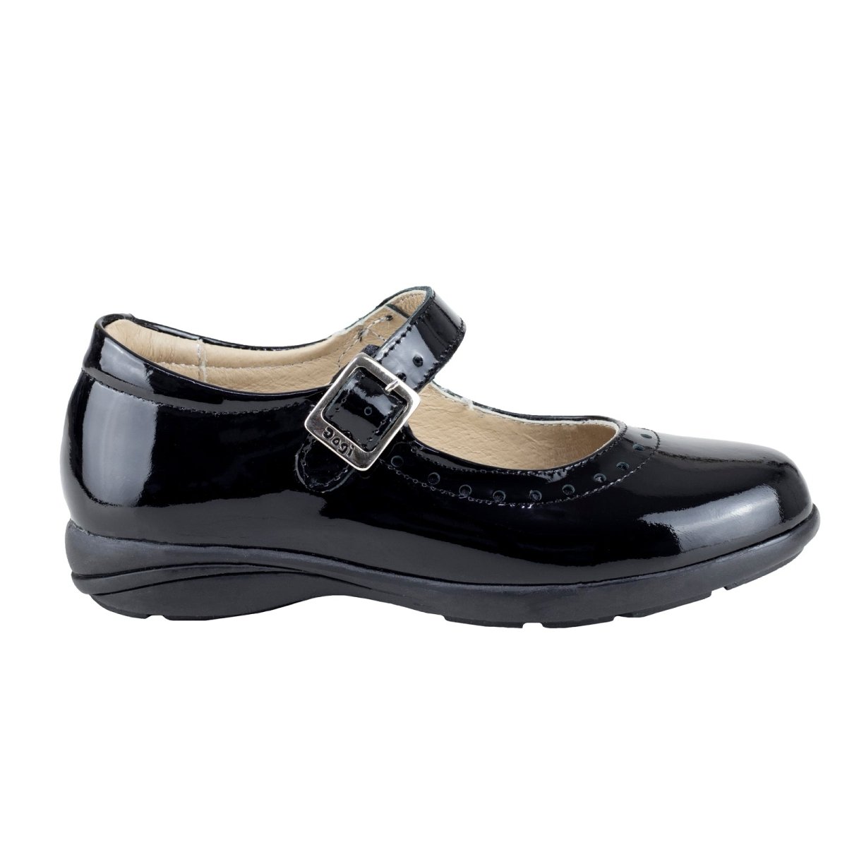 Zapato Escolar Niña Dogi E - 2519 Charol Negro 22 - 25.5 E2519 - 220 - CHN - Roma Zapaterías