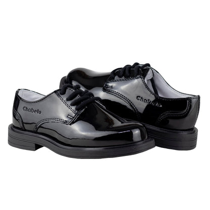 Zapato Escolar Niño C299 - A Negro Charol 22 - 26 299A - 220 - NGR - Roma Zapaterías