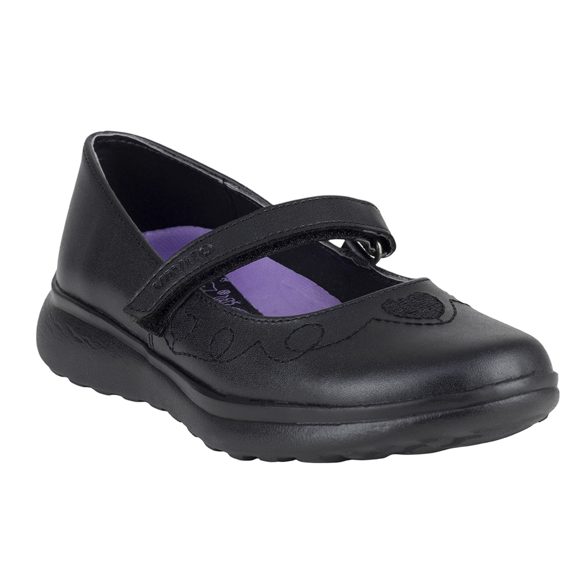 Zapato Escolar Para Niña Vavito 760005 Negro VT760005 - 180 - NNP - Roma Zapaterías