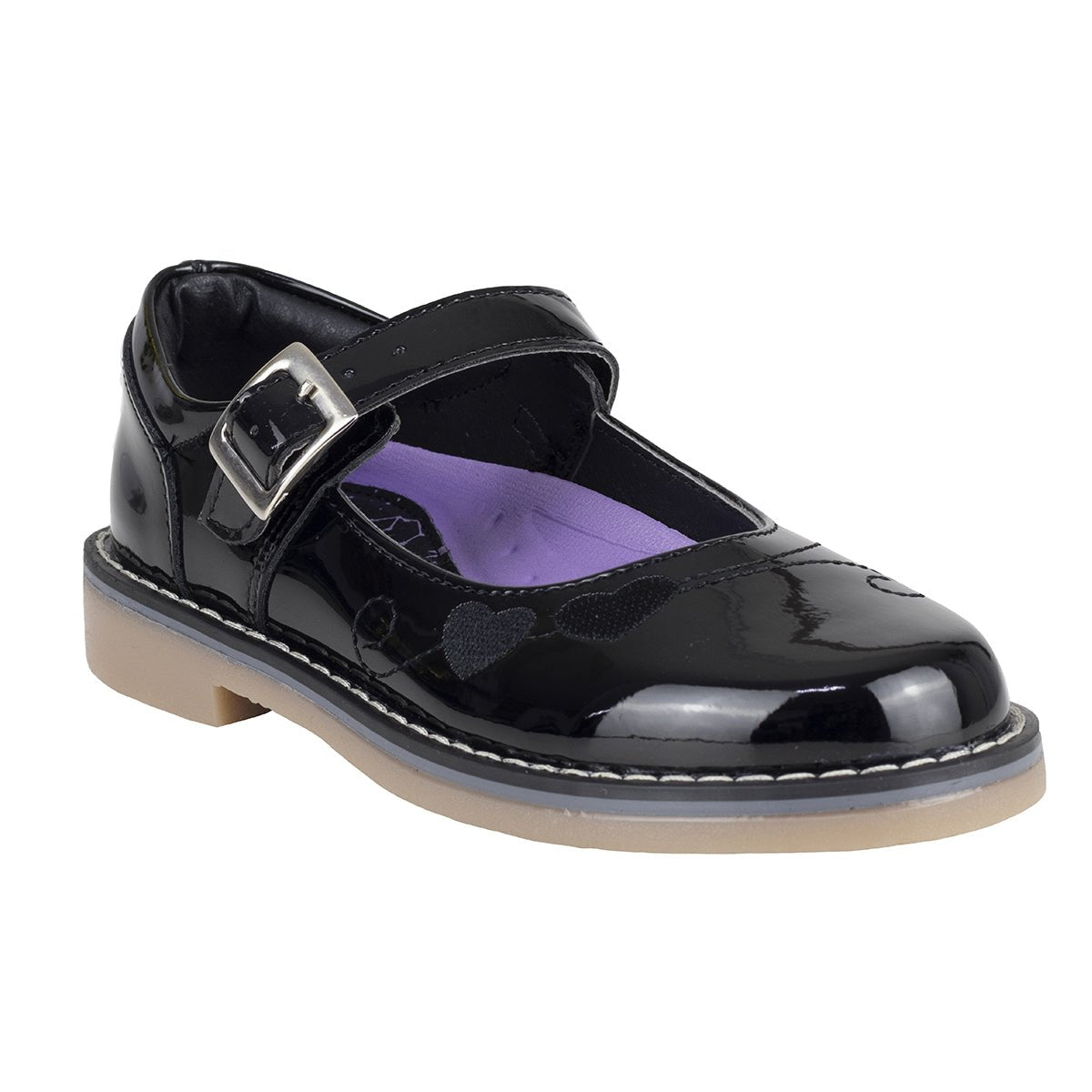 Zapato Escolar Para Niña Vavito 762004 Charol Negro 22 - 24.5 VT762004 - 220 - CHN - Roma Zapaterías