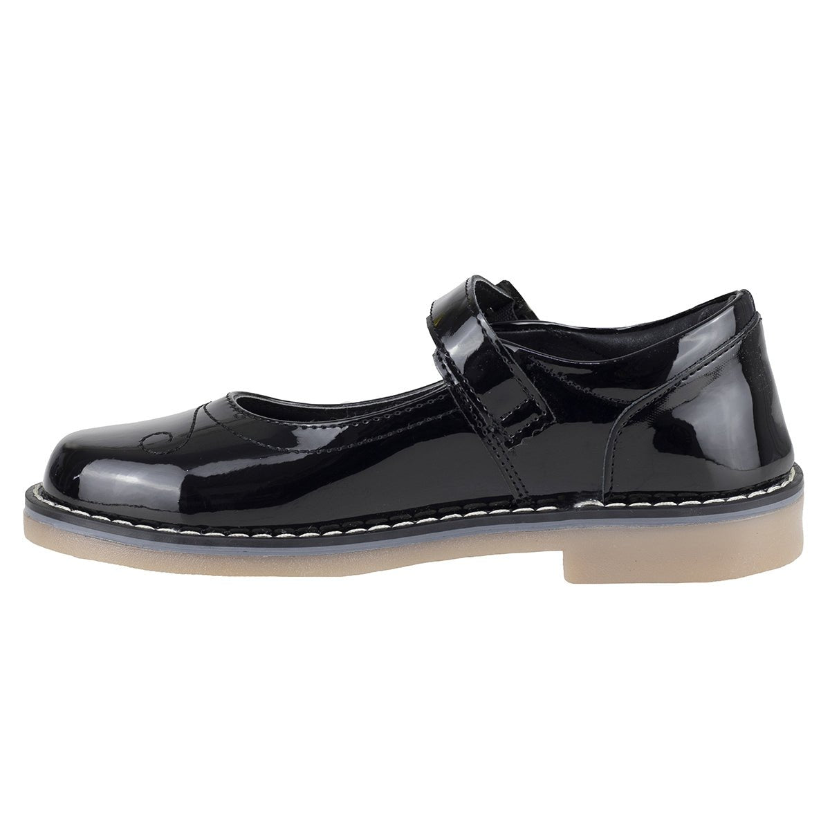 Zapato Escolar Para Niña Vavito 762004 Charol Negro 22 - 24.5 VT762004 - 220 - CHN - Roma Zapaterías