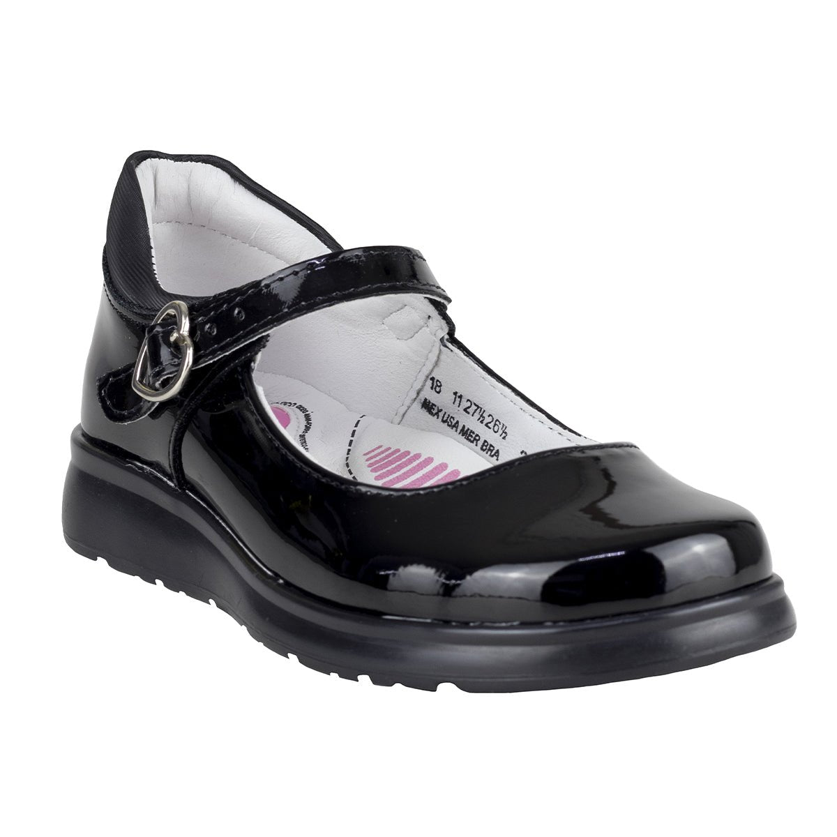 Zapato Escolar Para Niña Yuyin 23220 Negro YN23220 - 180 - CHN - Roma Zapaterías