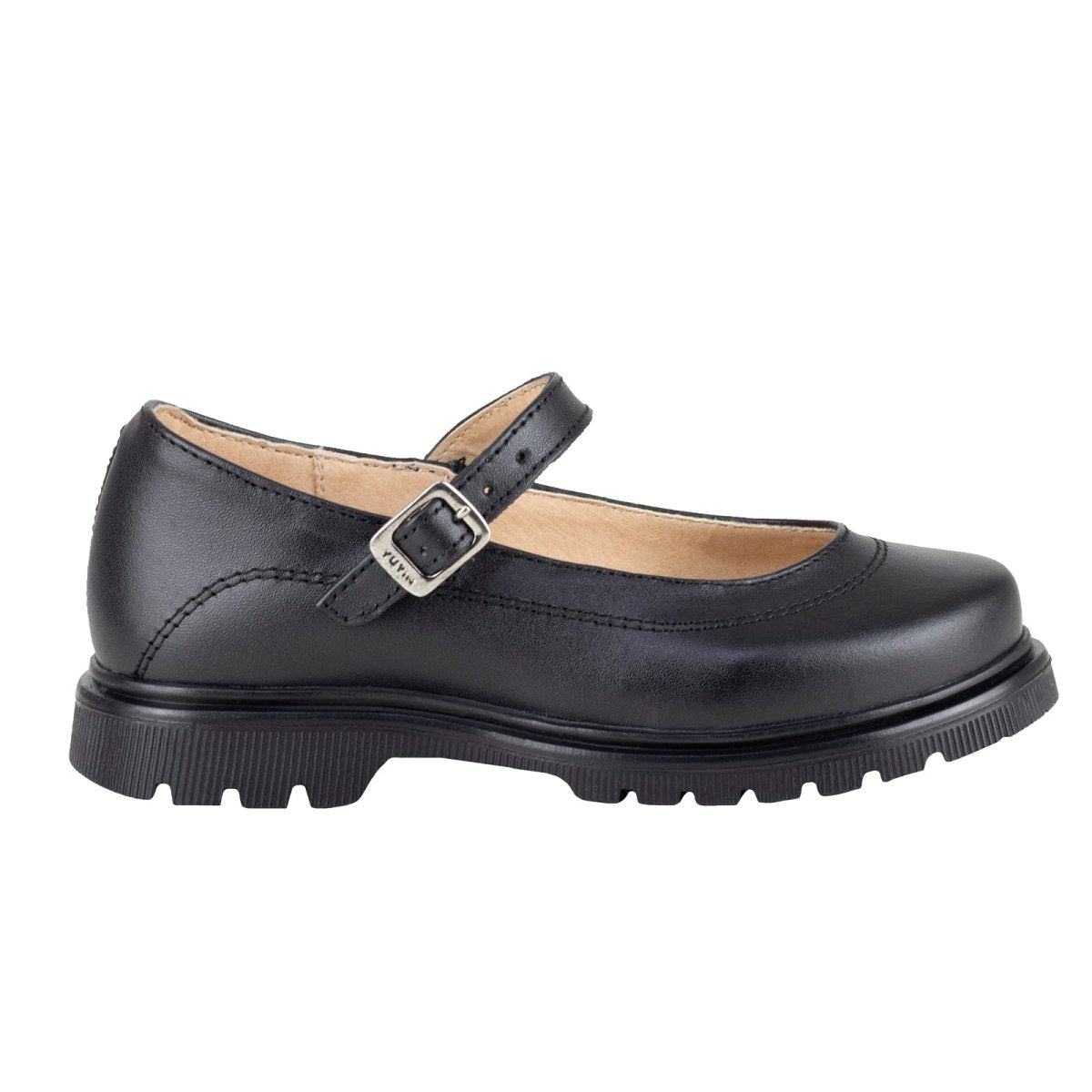 Zapato Escolar Para Niña Yuyin 24380 Negro YN24380 - 180 - NNG - Roma Zapaterías