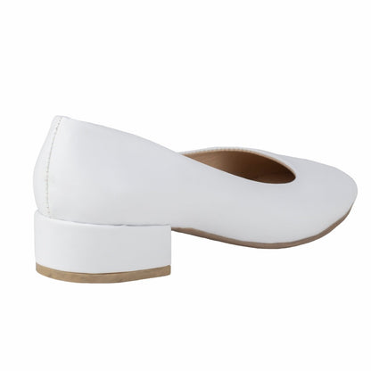 Zapato Flat De Tacón Para Dama Valdano 800 Blanco VC800 - 220 - SLB - Roma Zapaterías