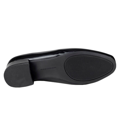 Zapato Flat De Tacón Para Dama Valdano 800 Charol Negro VC800 - 220 - CHN - Roma Zapaterías