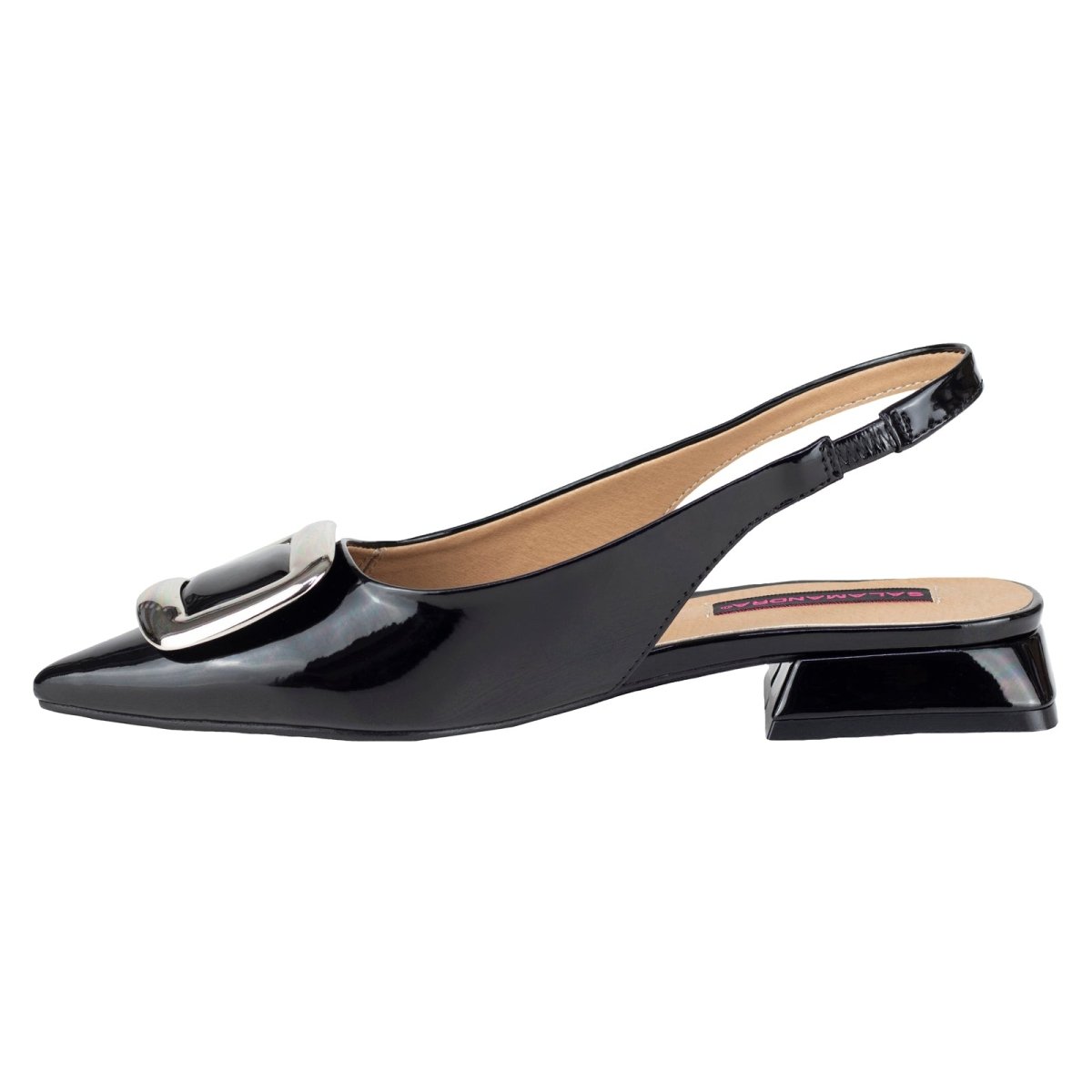Zapato Flat Para Dama 294 - 3982 - C Charol Negro 2943982C - 225 - CHN - Roma Zapaterías