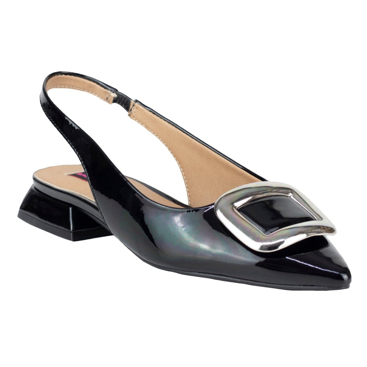 Zapato Flat Para Dama 294 - 3982 - C Charol Negro 2943982C - 225 - CHN - Roma Zapaterías