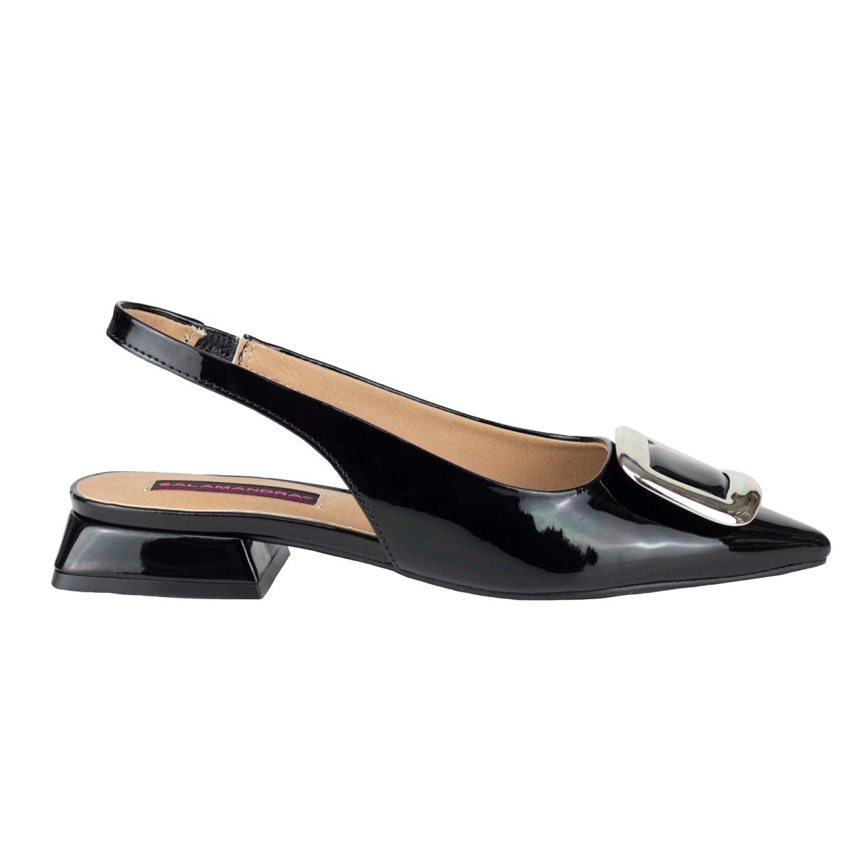 Zapato Flat Para Dama 294 - 3982 - C Charol Negro 2943982C - 225 - CHN - Roma Zapaterías