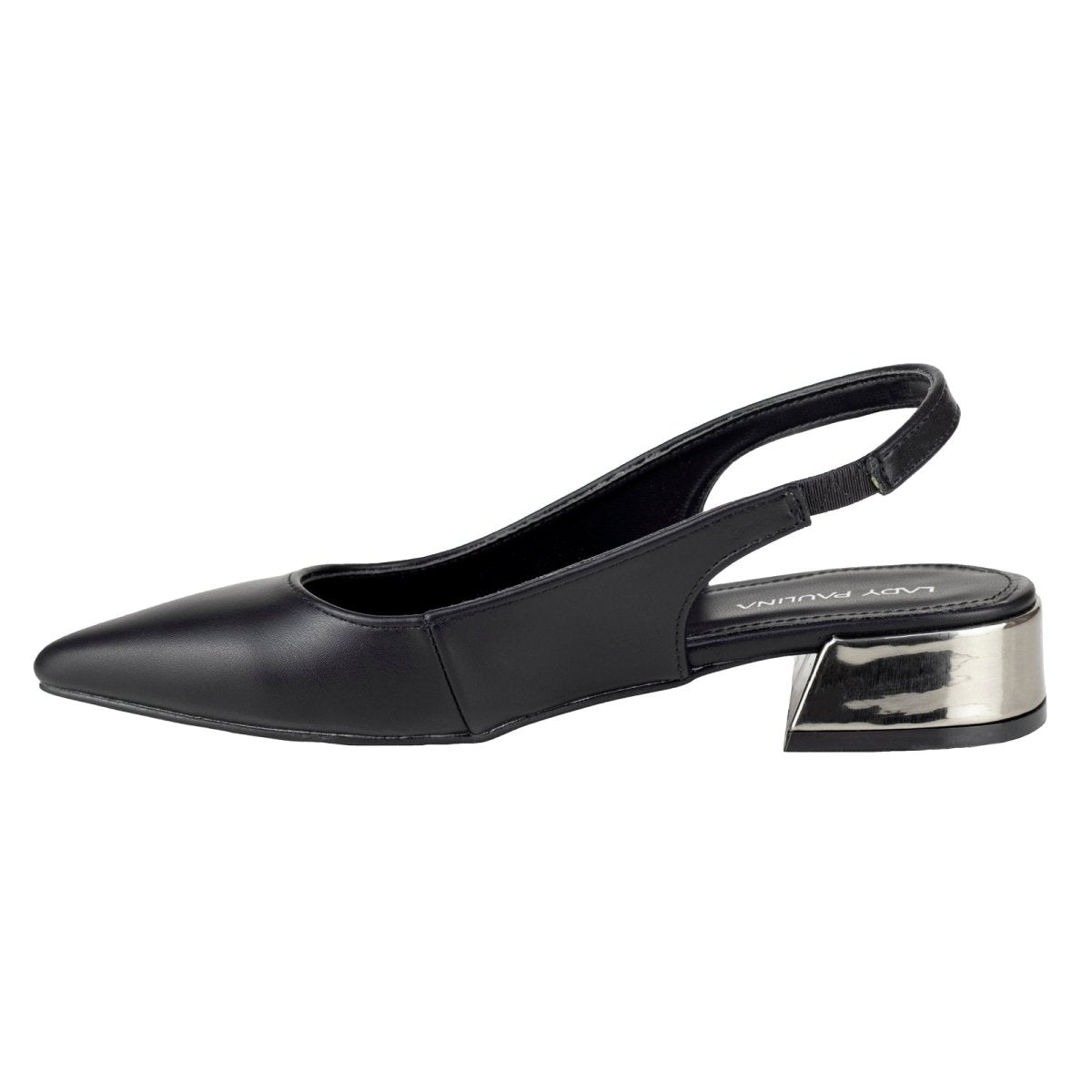Zapato Flat Para Dama Lady Paulina 35601 Negro LP35601 - 220 - JNG - Roma Zapaterías